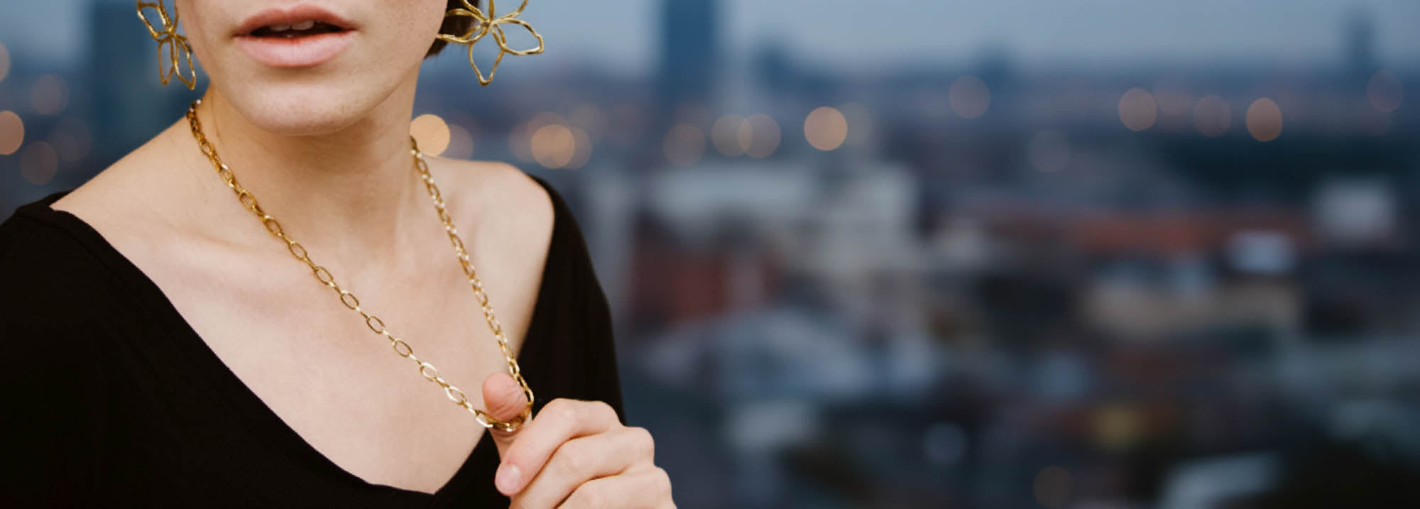 Edelstahl Kette Damen